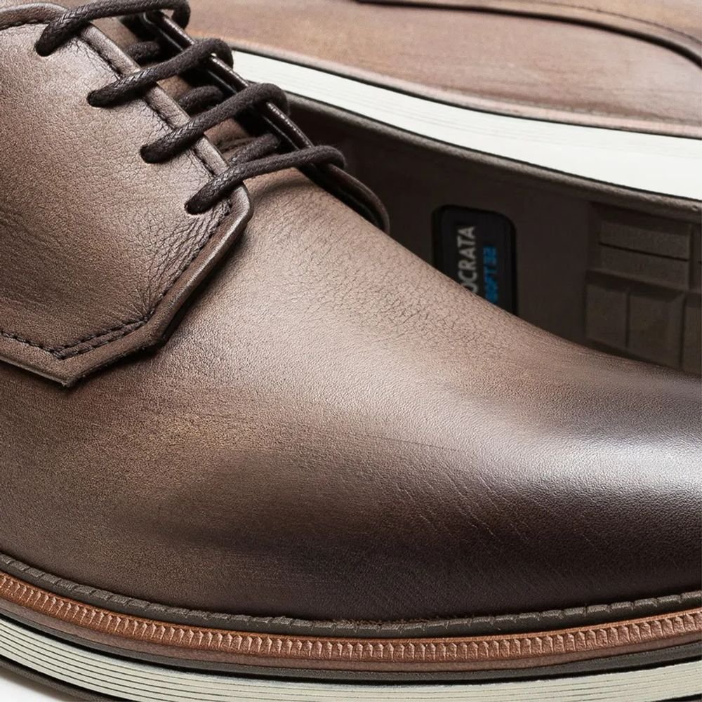 Sapato Social Democrata Metropolitan James Masculino 5050 Marrom 2