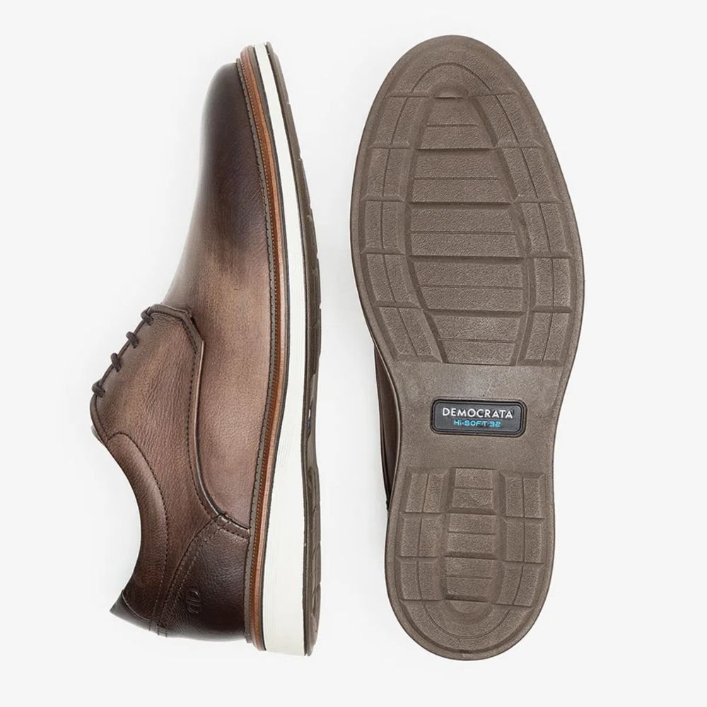 Sapato Social Democrata Metropolitan James Masculino 5050 Marrom 3