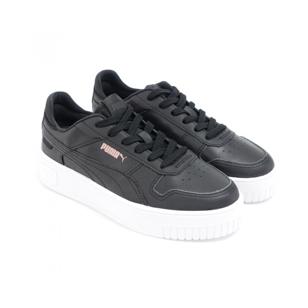 Tênis Casual Feminino Puma Carina Street Bdp Preto Preto 1