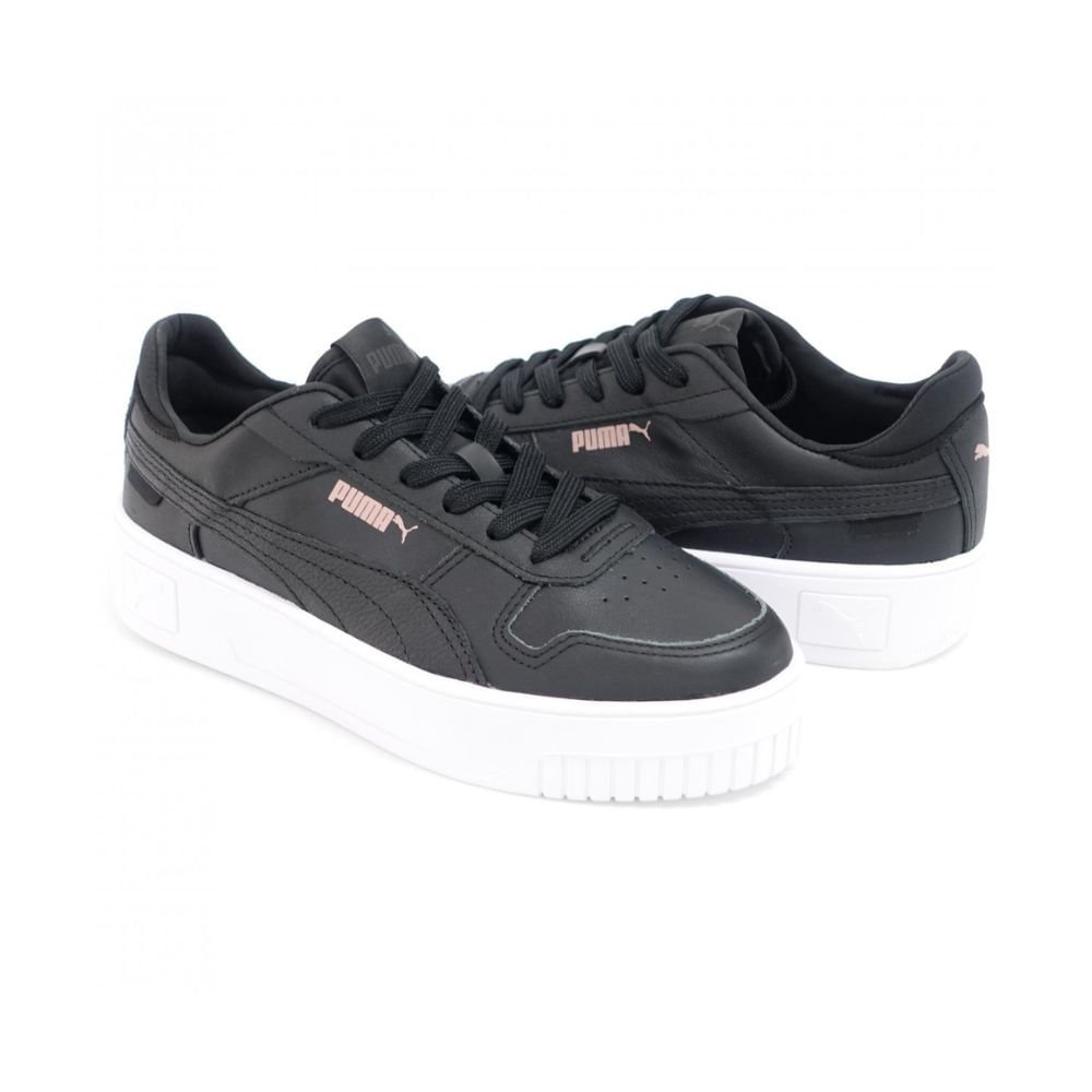 Tênis Casual Feminino Puma Carina Street Bdp Preto Preto 2