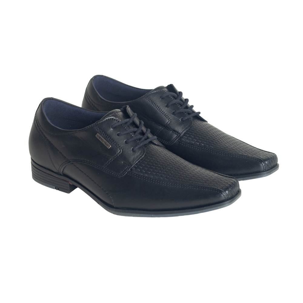 Sapato Masculino Casual Social Pegada Preto Preto 6
