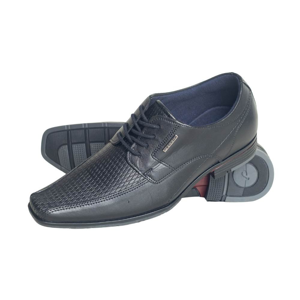 Sapato Masculino Casual Social Pegada Preto Preto 8