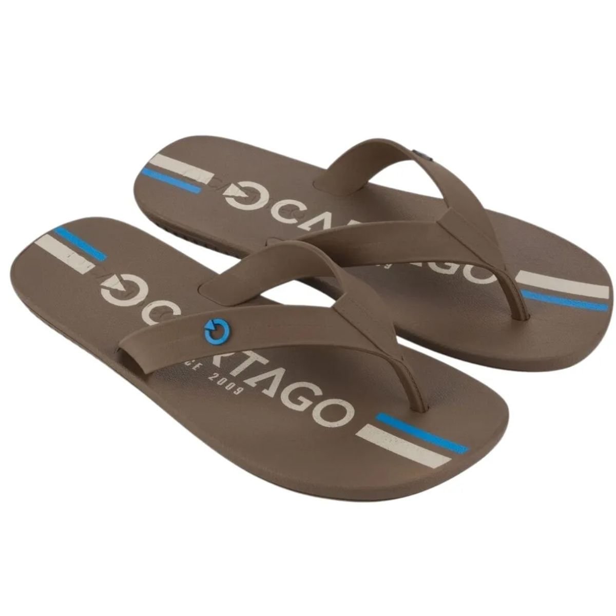 Chinelo Masculino Dedo Cartago Atlanta Marrom Marrom 2