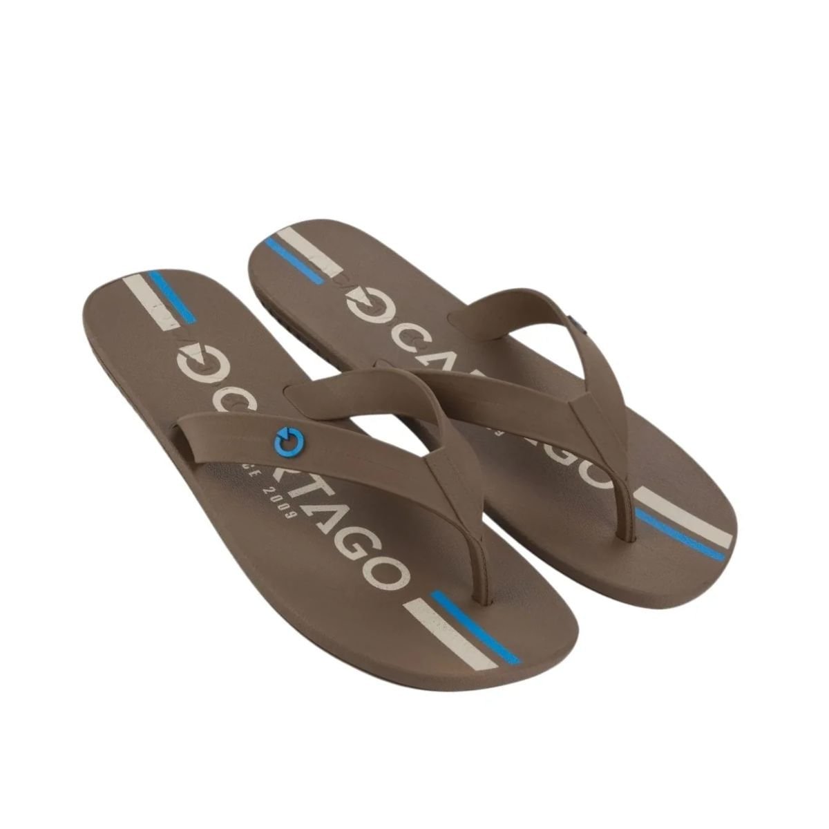 Chinelo Masculino Dedo Cartago Atlanta Marrom Marrom 5