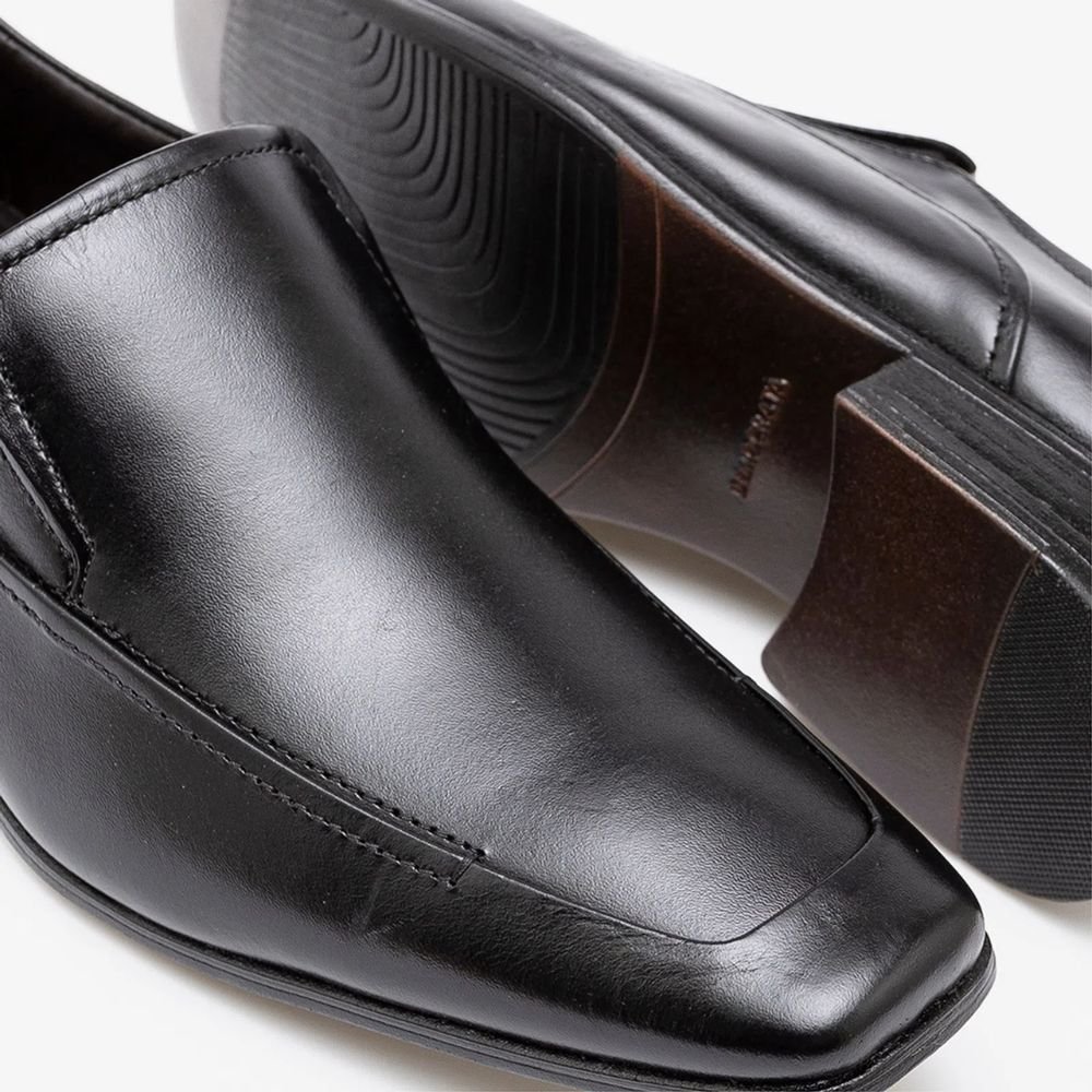 Sapato Masculino Social Democrata Metropolitan Aspen Preto Preto 2