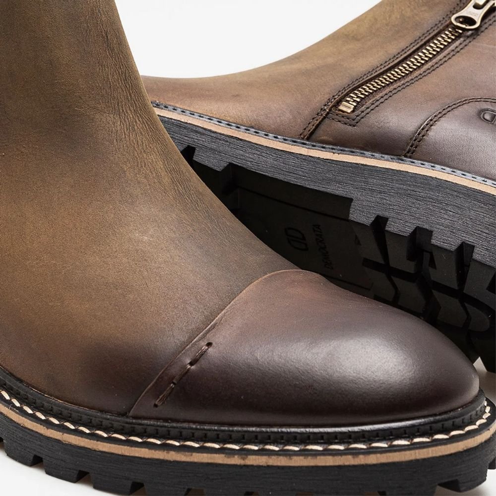 Bota Masc Coturno Democrata 295105-002 Marrom 2