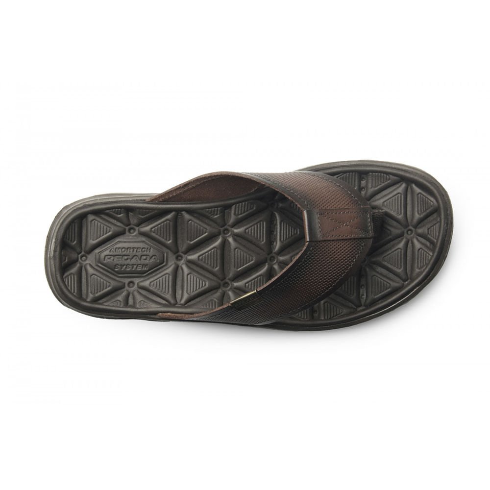 Chinelo Masculino Dedo Pegada 133201 Marrom 2