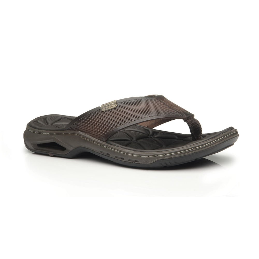 Chinelo Masculino Dedo Pegada 133201 Marrom 4