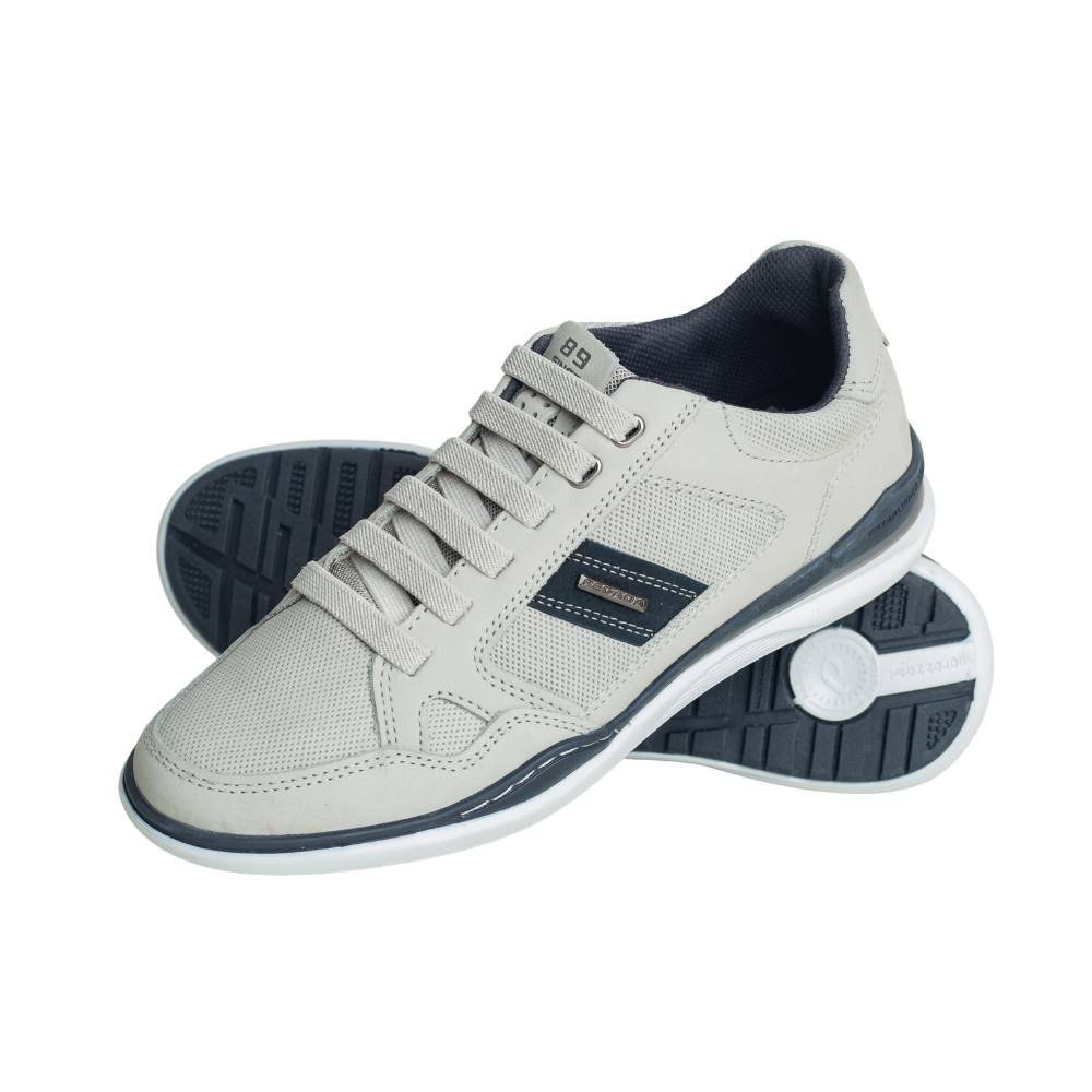 Sapatênis Casual Masculino Adulto Pegada Cinza Cinza 8