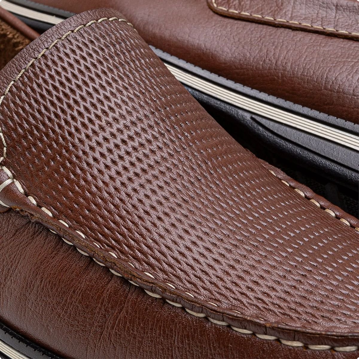 Mocassim Masculino Democrata Easy Ted Conhaque Marrom 3