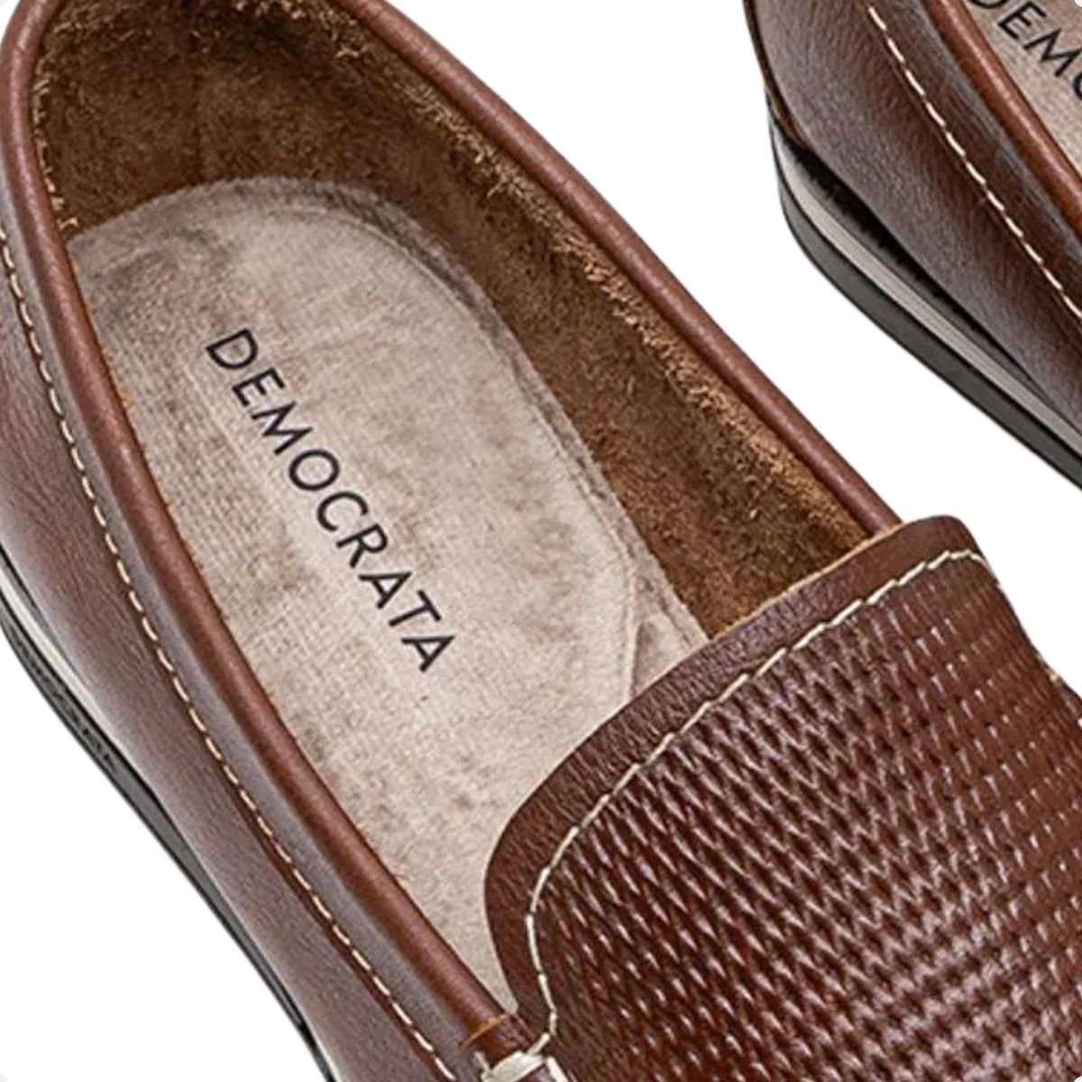 Mocassim Masculino Democrata Easy Ted Conhaque Marrom 6