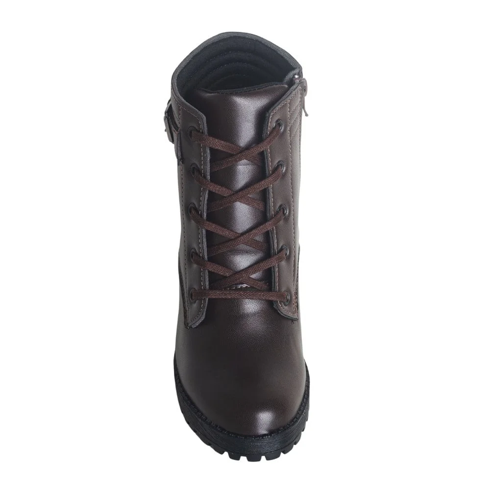 Bota Feminino Coturno West Line 2060 Marrom 2