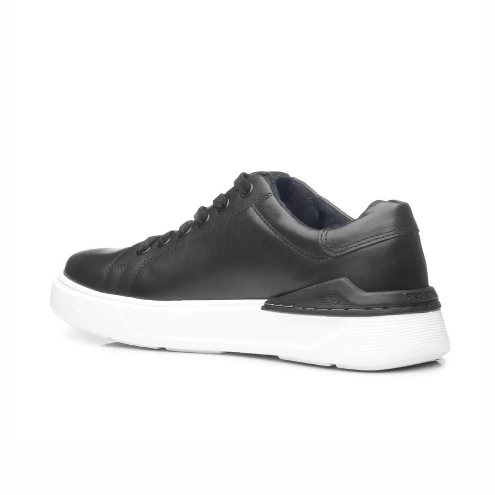 Sapatênis Pegada Em Couro 5050 Preto 3