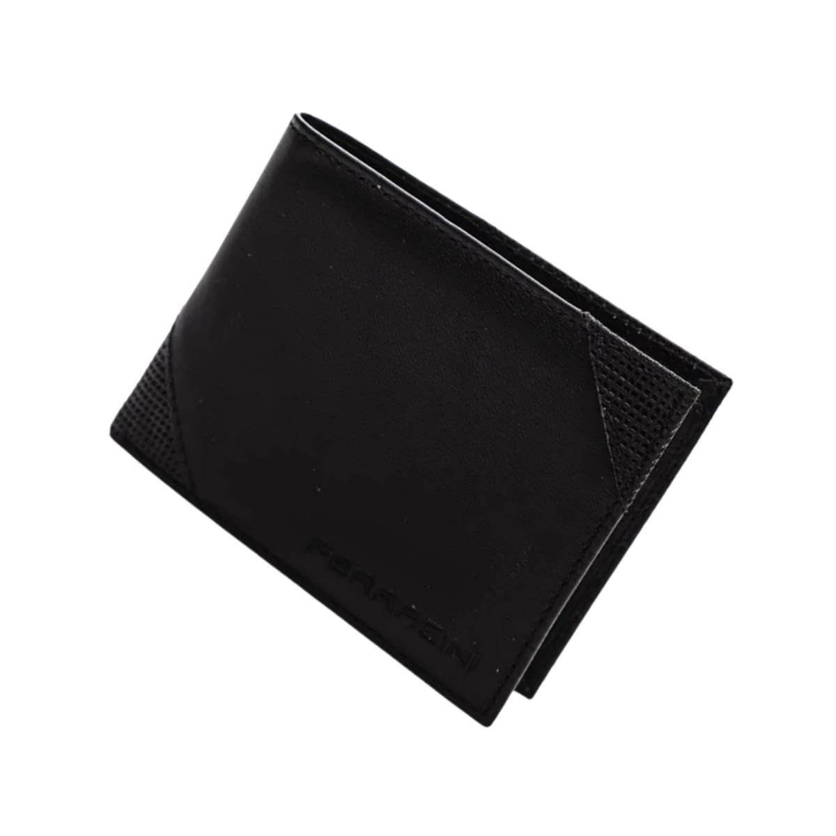 Carteira Masculina Ferracini Horizontral Preta Preto 6