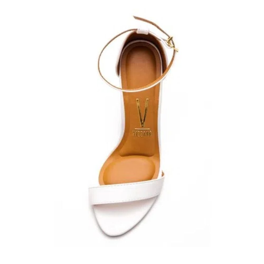 Sandália Feminina Salto Médio Vizzano Branca Branco 3