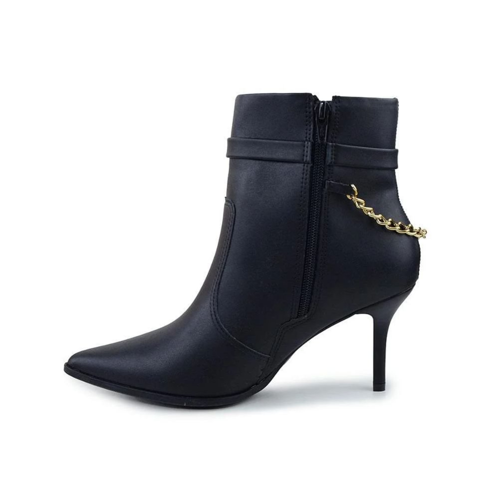 Bota Feminino Cano Médio Ramarim 23-61103-02 Preto 3