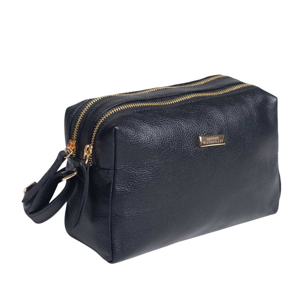 Bolsa Feminina Transversal Dayane Magalhães Preto Preto 1