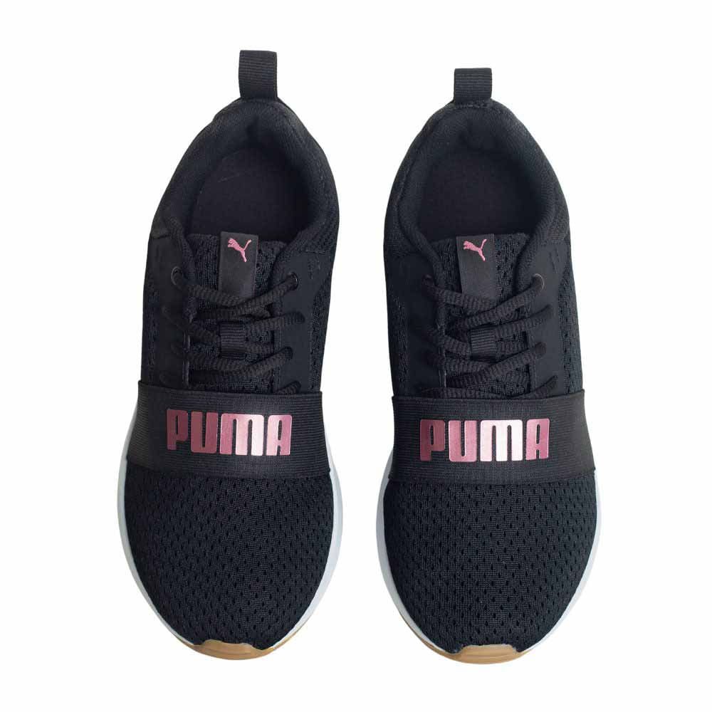 Tênis Feminino Adulto Running Puma Wired Run Preto Preto 2