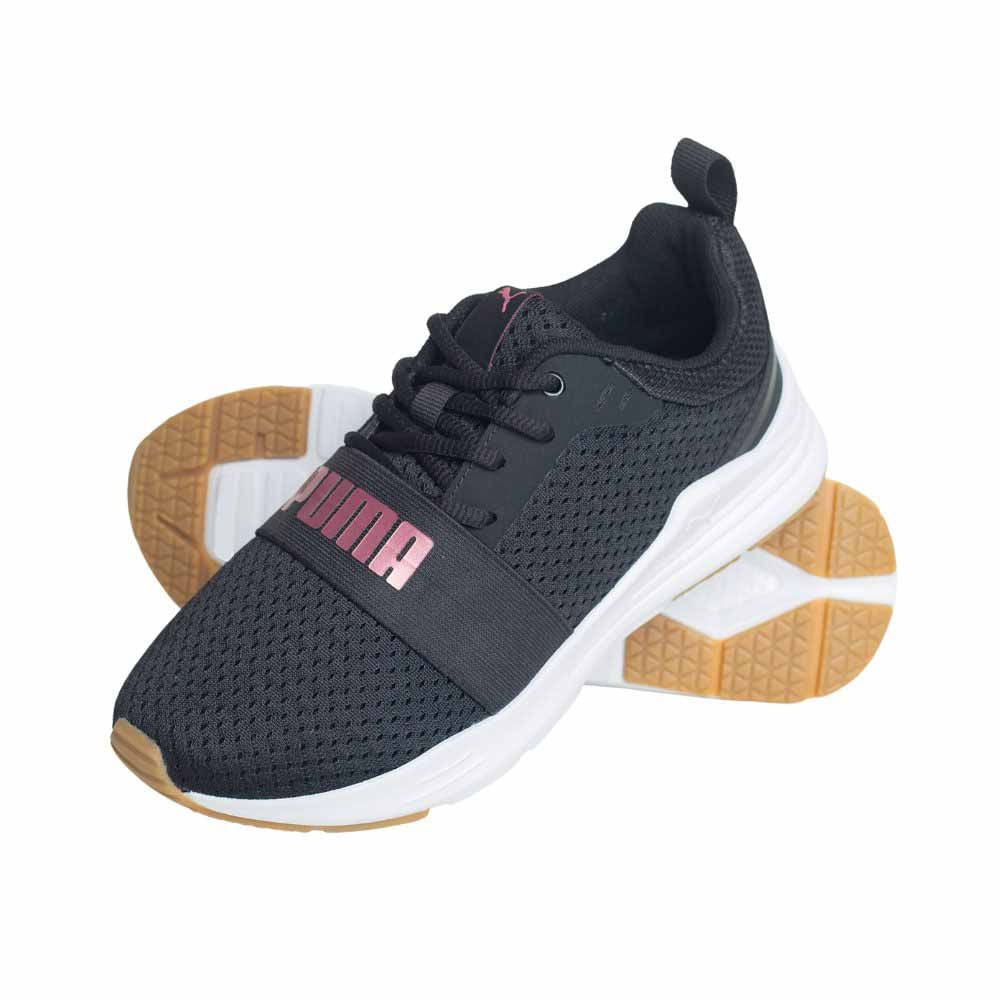 Tênis Feminino Adulto Running Puma Wired Run Preto Preto 3