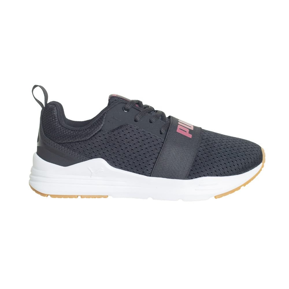 Tênis Feminino Adulto Running Puma Wired Run Preto Preto 5