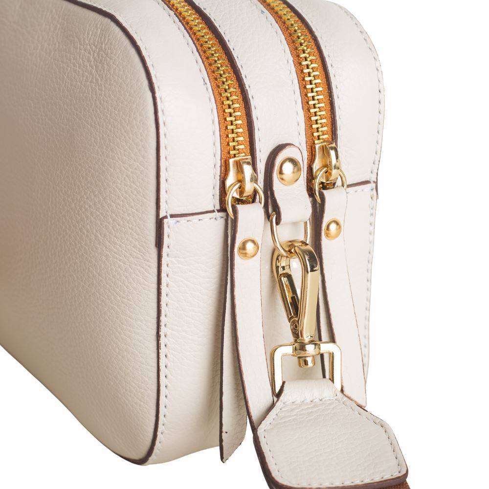 Bolsa Feminina Transversal Dayane Magalhães Off White Branco 2