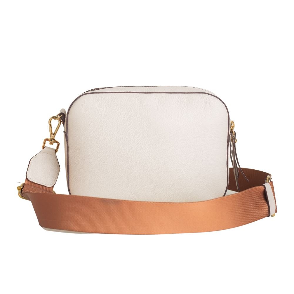 Bolsa Feminina Transversal Dayane Magalhães Off White Branco 4