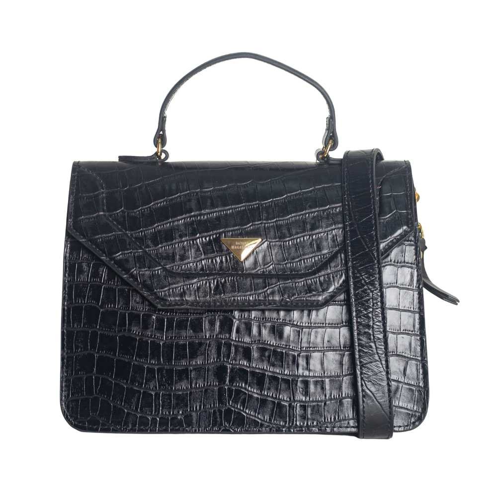 Bolsa Feminina Transversal Dayane Magalhães Preto Preto 2