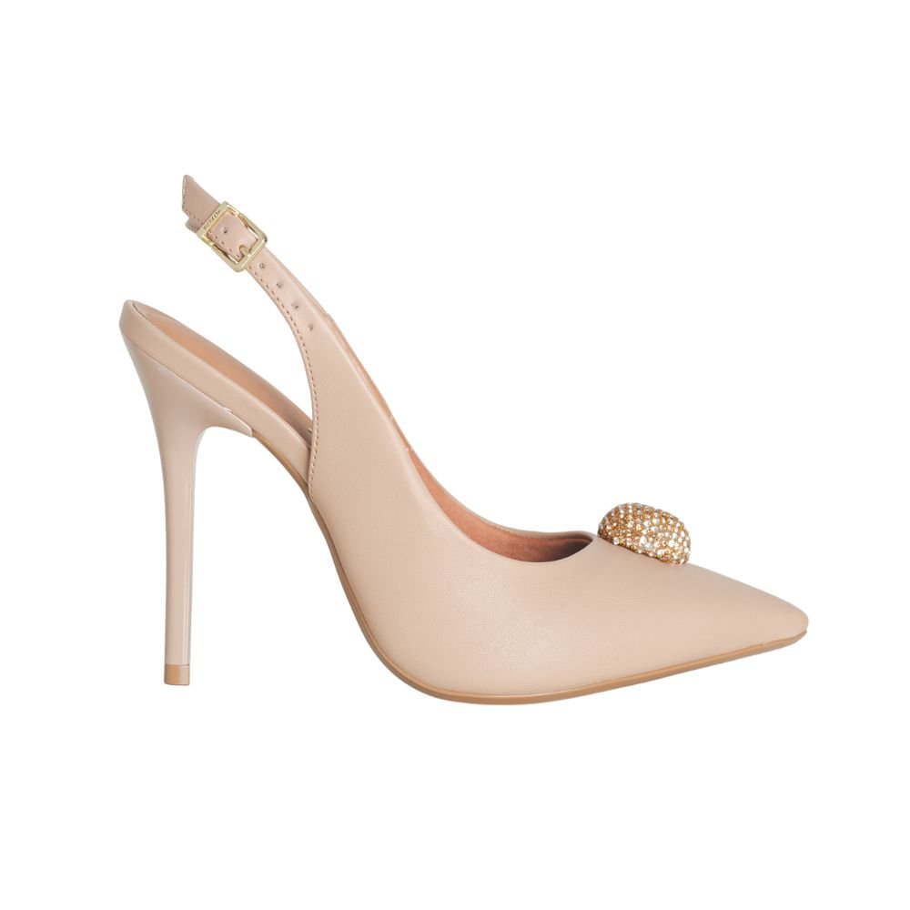 Sapato Feminino Vizzano Bege Bege 1