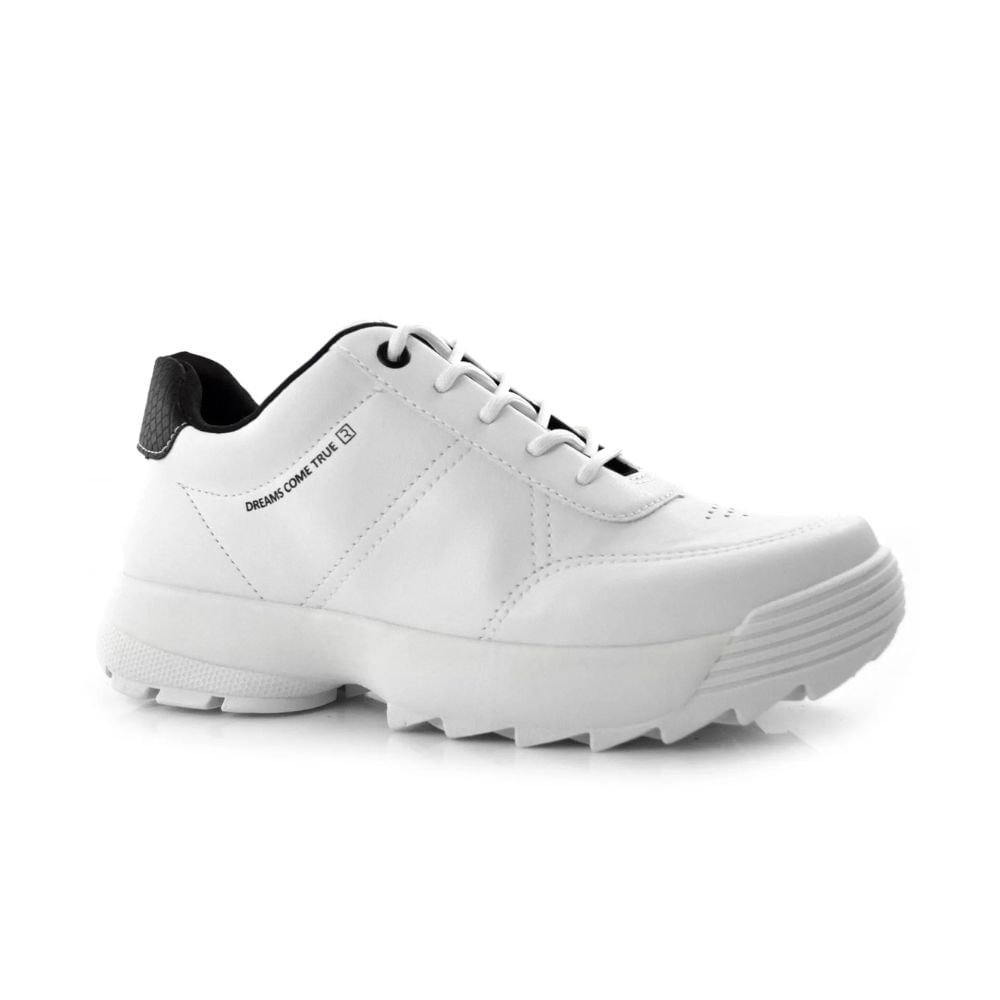 Tênis Moda Casual Feminino Ramarim 23-75221 Branco 1