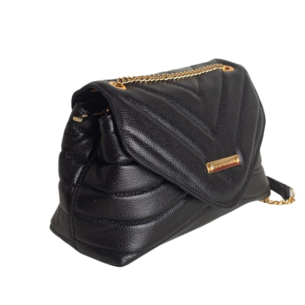 Bolsa Feminina Tiracolo Dayane Magalhães Preto