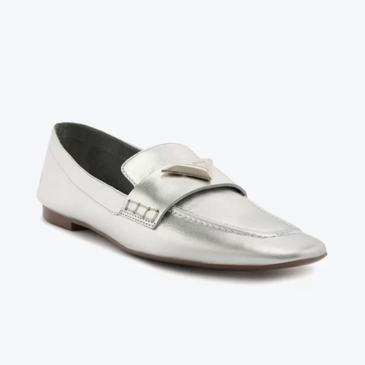 Mocassim Schutz S207100221 Feminino Prata 2