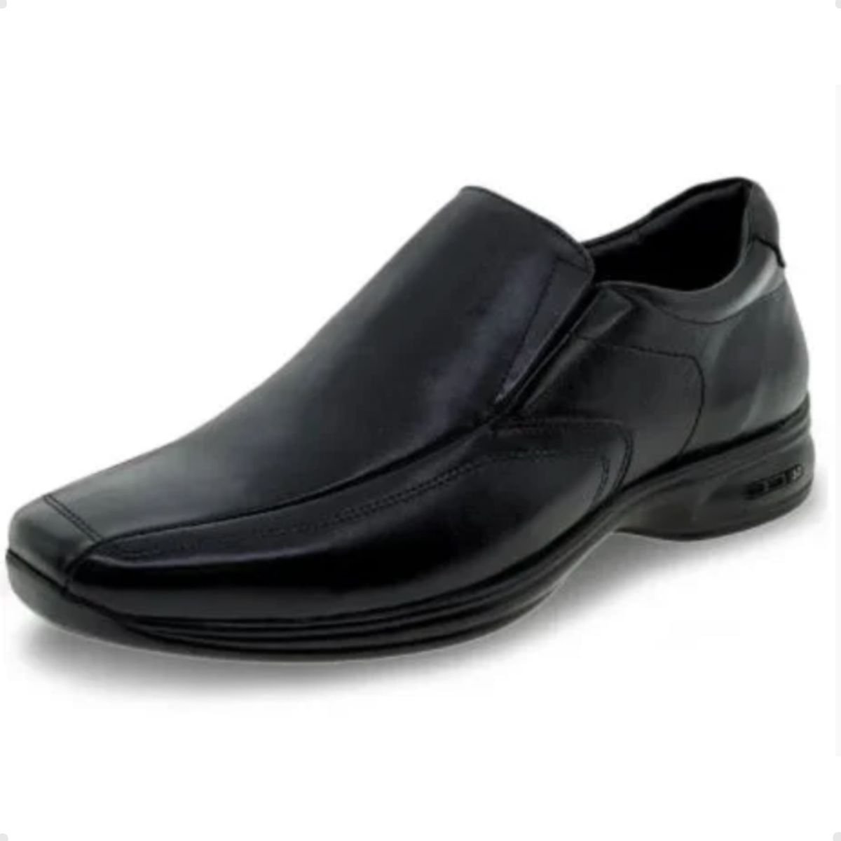 Sapato Masculino Conforto Jota Pé 3d Preto Preto 2