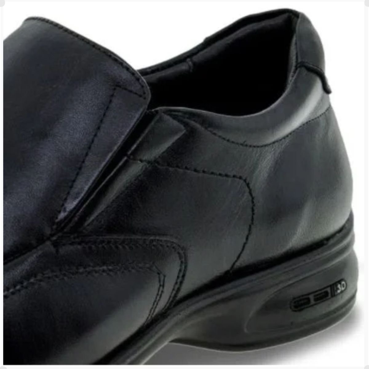 Sapato Masculino Conforto Jota Pé 3d Preto Preto 4
