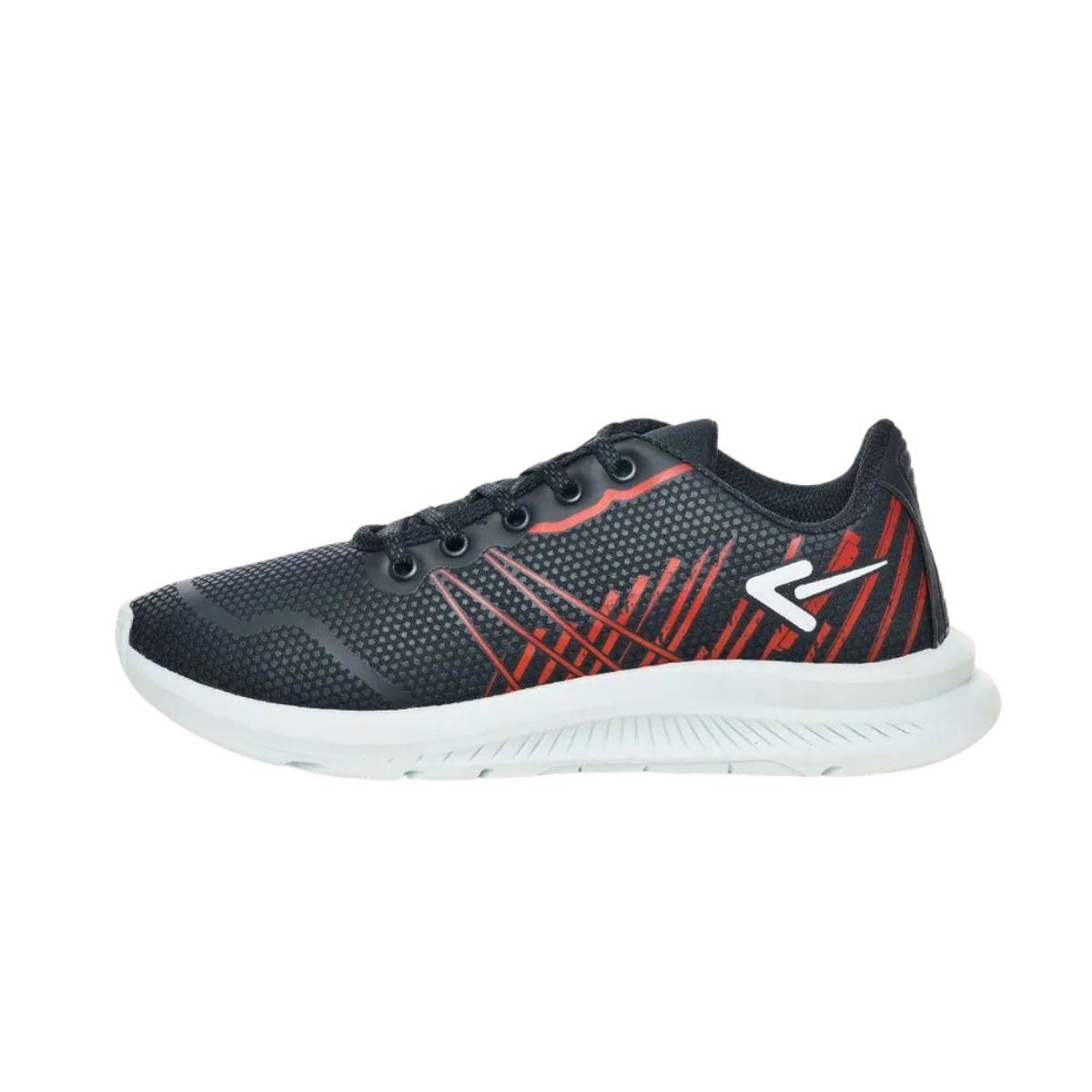 Tênis Masculino Running Jogging Box 200 Preto E Vermelho Preto/Vermelho 4