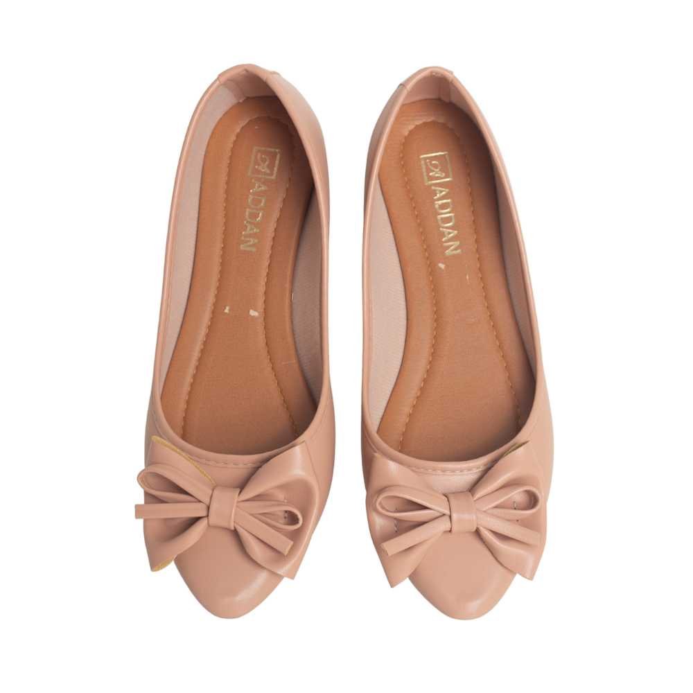 Sapatilha Feminino Bico Fino Addan 1156-120 Bege 7