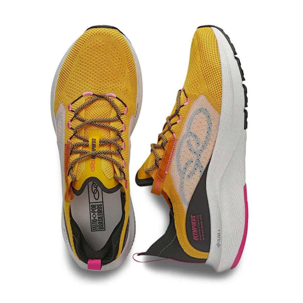 Tenis Running Masc Reverso Olympikus 43380133 Amarelo 2