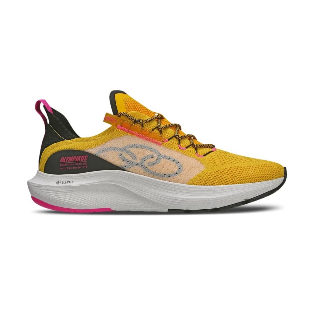 Tenis Running Masc Reverso Olympikus 43380133 Amarelo 4