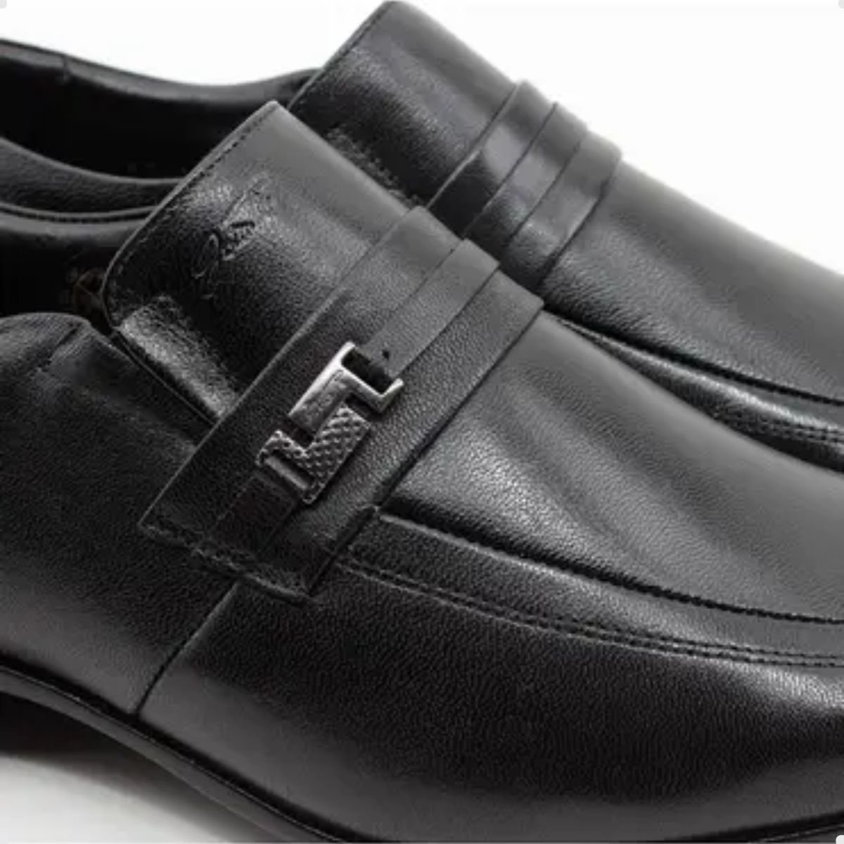 Sapato Masculino Social Jota Pé Air Winner Preto Preto 3