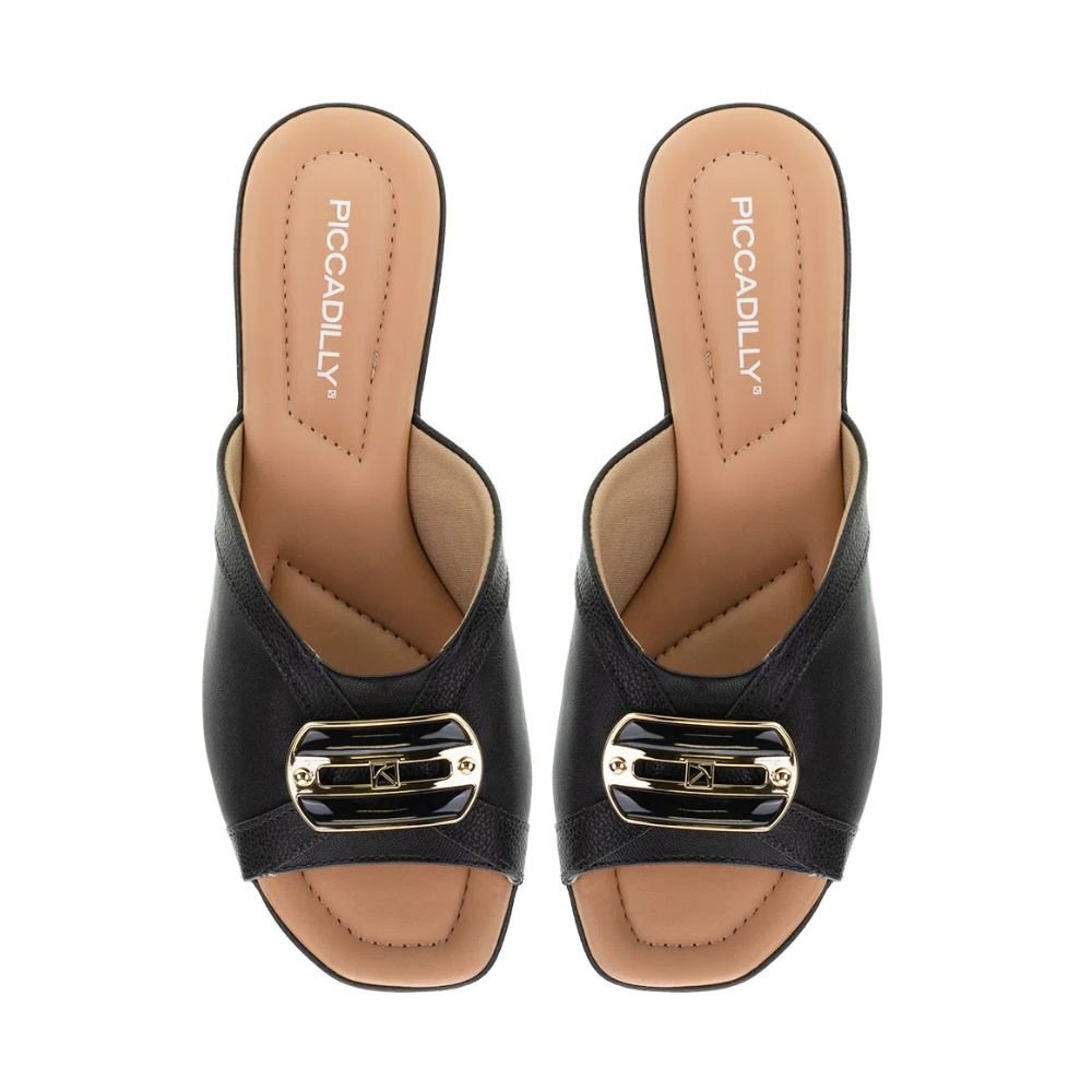 Tamanco Fem Anabela Piccadilly 153064 Preto 7