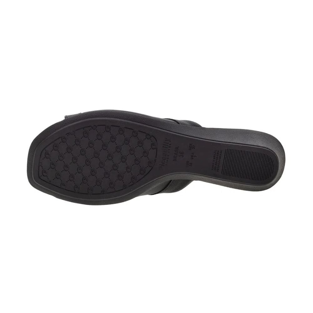 Tamanco Fem Anabela Piccadilly 153064 Preto 9