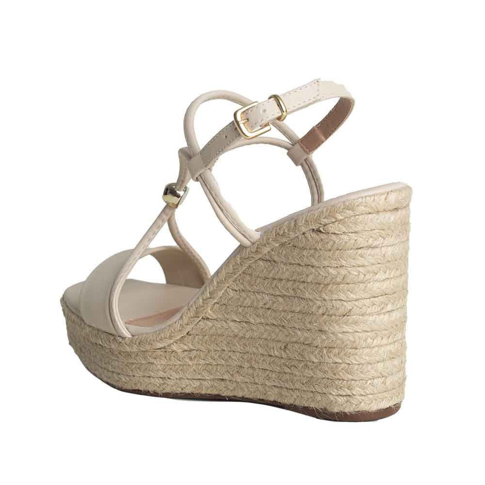 Sandália Feminino Anabela Mariotta 19160-21 Bege 3