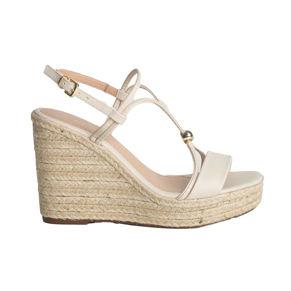 Sandália Feminino Anabela Mariotta 19160-21 Bege 8