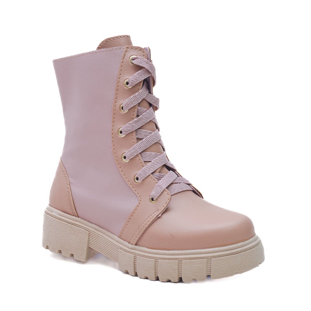 Bota Inf Coturno Street Cal 027201 Rosa 2
