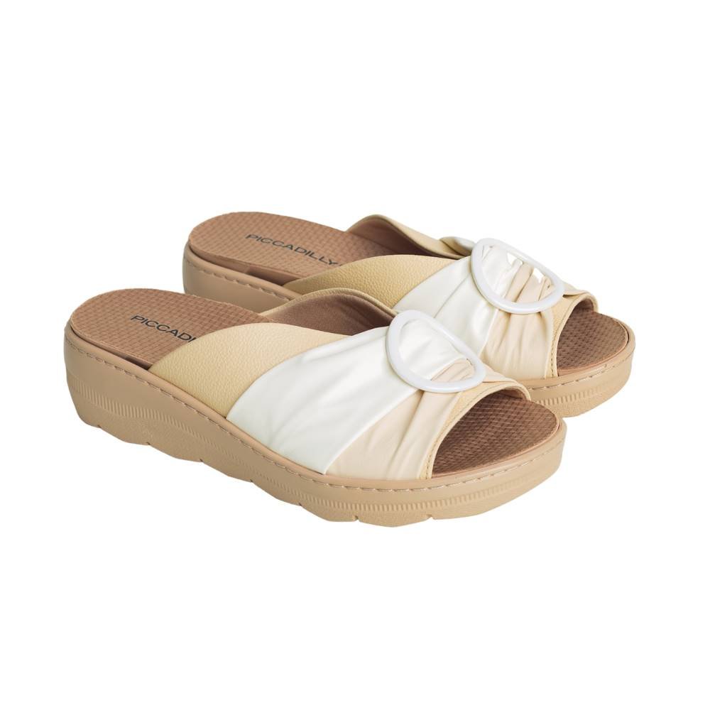 Tamanco Fem Anabela Piccadilly 568039 Branco 1