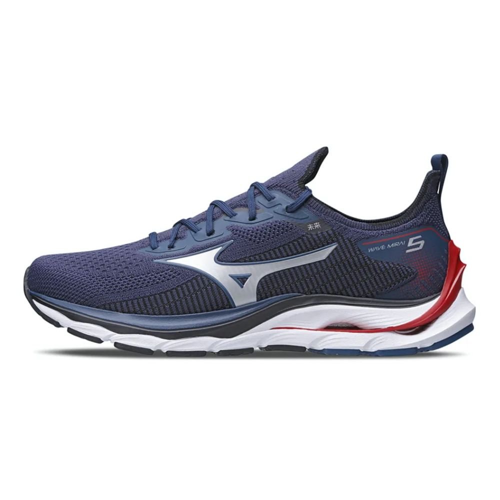 みれい Tênis Running Feminino Mizuno Wave Mirai 5 Azul Azul