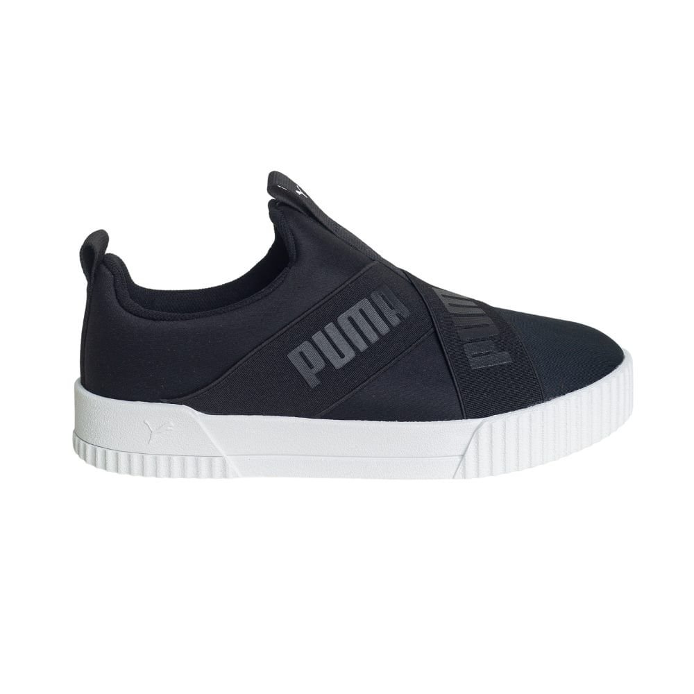 Tênis Feminino Adulto Casual Puma Carina Slip-On Adulto Preto