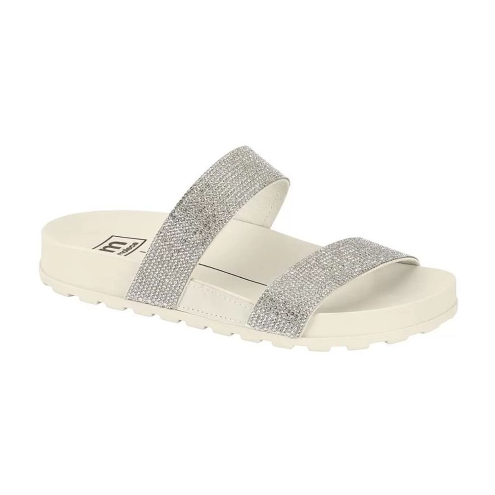Tamanco Femiinino Papete Moleca Off White Branco 1