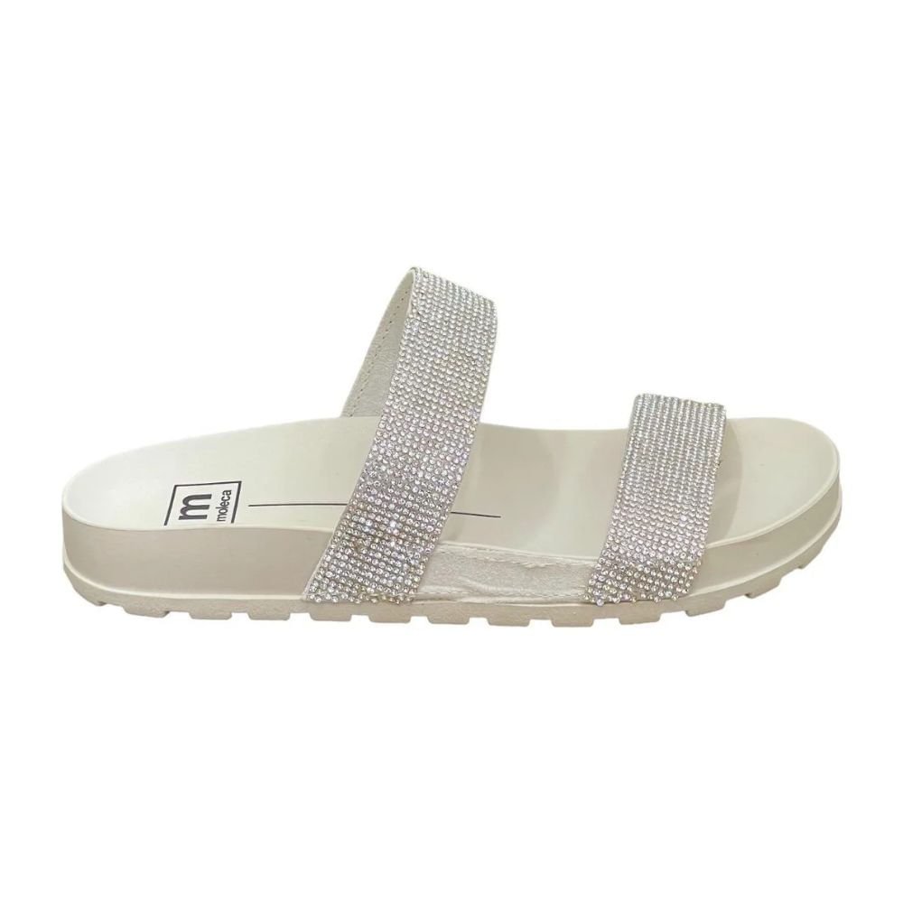 Tamanco Femiinino Papete Moleca Off White Branco 4