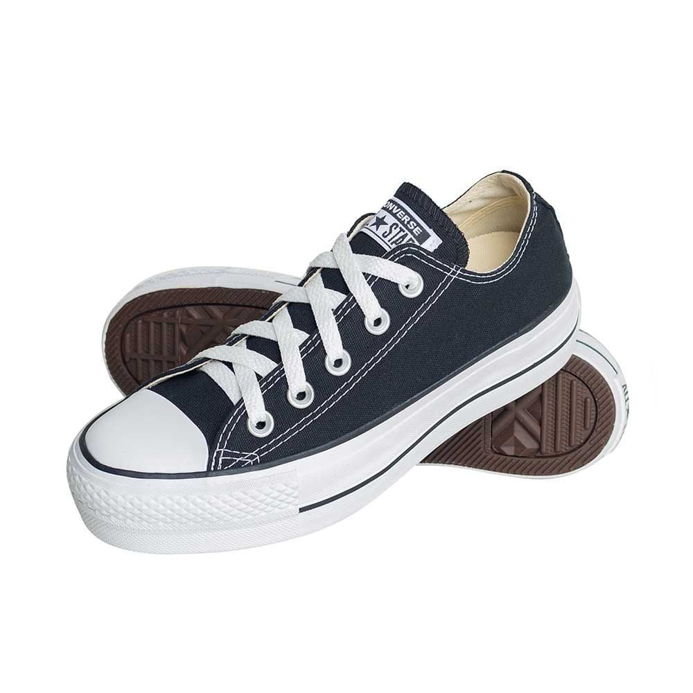 Tênis Casual Feminino Converse Chuck Taylor All Star Lift Canvas Preto Preto 4