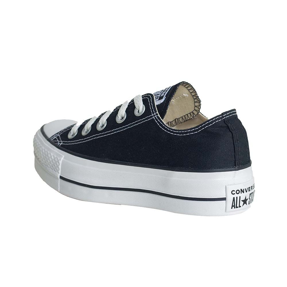 Tênis Casual Feminino Converse Chuck Taylor All Star Lift Canvas Preto Preto 5